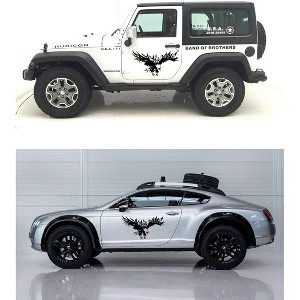 Car Stickers,Cool Eagle-shaped Graphics,Universal Car Hood Body Side Decals Styling Stickers - 1 of 4