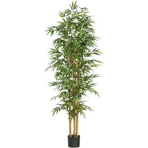 Nearly Natural 75-in Bamboo Silk Tree - 1 of 2