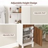Skyzoo Over-the-Toilet Storage Cabinet，Space-Saving Bathroom Organizer for Small Spaces, White - 4 of 4