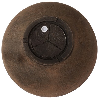 Percival 21" Sable Brown Polyresin Indoor/Outdoor Planter
