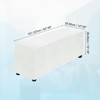 Unique Bargains Polyester Rectangular Stretchy Elastic Stool Cover - 2 of 4