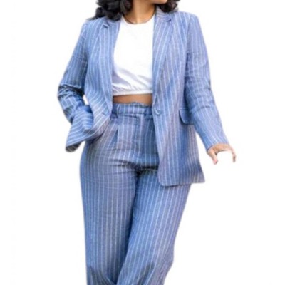 Women's Drew Pinstripe Blazer - LUCY PARIS
