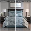 8Pcs Comforter Set, Solid Bedding Set, Microfiber Bed Comforter - 3 of 4