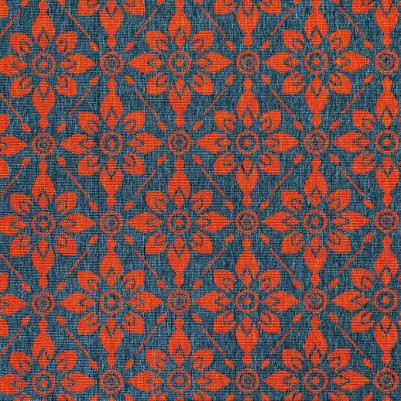 blue and red