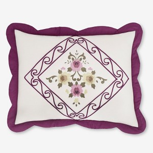 BrylaneHome Ava Embroidered Cotton Sham - 1 of 2