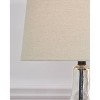 Signature Design by Ashley (Set of 2) Gregsby Table Lamps Clear/Black: Contemporary Style, 25.5" Height, 3-Way Switch - 3 of 4