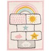 Unique Loom Whimsy Kids Hopscotch Stars Indoor Woven Area Rug - image 2 of 4