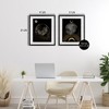 Stupell Industries Celestial Gold Sun and Moon 2pc Framed Print Under Glass Set - 3 of 4
