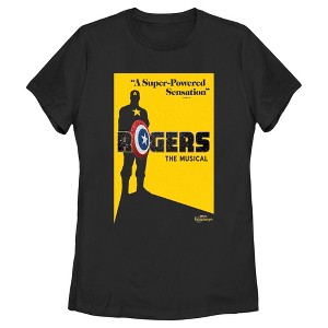Women's Marvel Hawkeye Rogers The Musical T-Shirt - 1 of 4