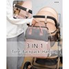 Itopfox Pink Diaper Backpack with Changing Station, Large Capacity Baby Bag for Travel, Includes Insulated Pockets & USB Port - 2 of 4