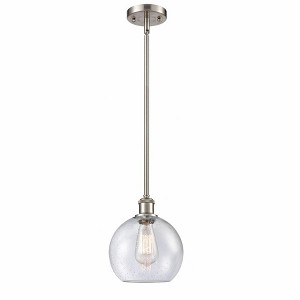 Athens - 1 Light Stem Hung Mini Pendant In Industrial Style-10 Inches Tall and 8 Inches Wide - 1 of 1