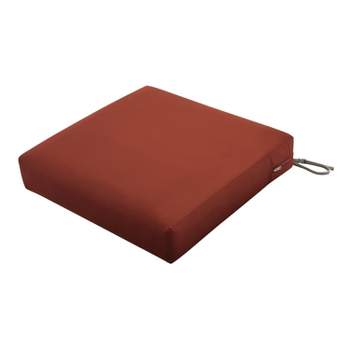 21" x 19" x 5" Ravenna Water-Resistant Patio Seat Cushion Spice - Classic Accessories