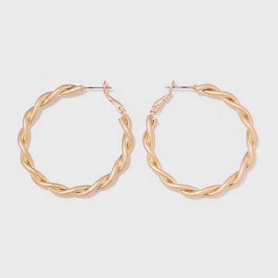 14k Gold Filled Hoop Earrings Lever Back Lightweight Hoops 