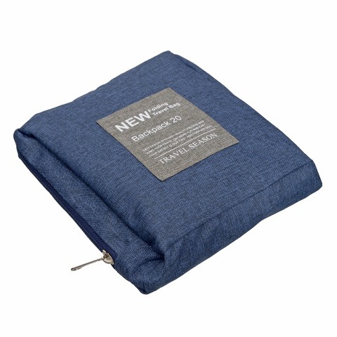 Nicci Foldable Backpack Navy One Size