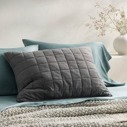 Heavyweight Linen Blend Quilt Pillow Sham - Casaluna™