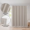 Americanflat 71x71 Woven Linen Shower Curtain with Tassel Accents - Includes 12 Grommets and Hooks - 100% Polyester - 4 of 4