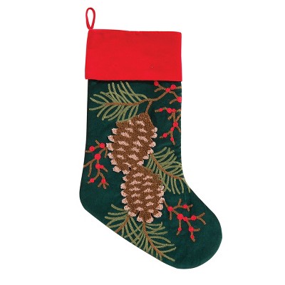 C&F Home Pinecones Stocking