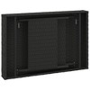 vidaXL Foldable Side Table, Black, 23.6"x15.7"x15", Poly Rattan - 3 of 4