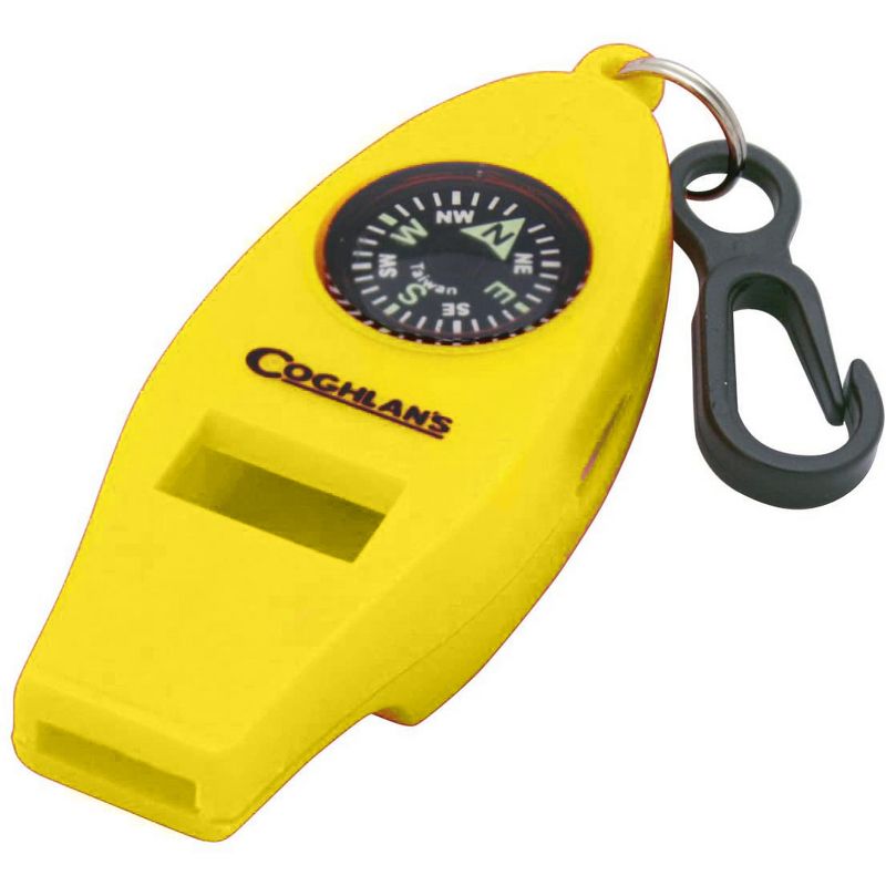 Coghlan's Four Function Whistle for Kids Camp Thermometer, Magnifier, Compass, 3 of 4