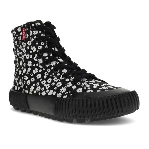 Levi's Womens Olivia Floral Fabric Hightop Fashion Sneaker Shoe, Black Mono, Size 6 - 1 of 4