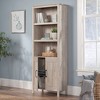 Sauder 72" 3 Shelf Bookcase with Doors Chalk Oak - 4 of 4