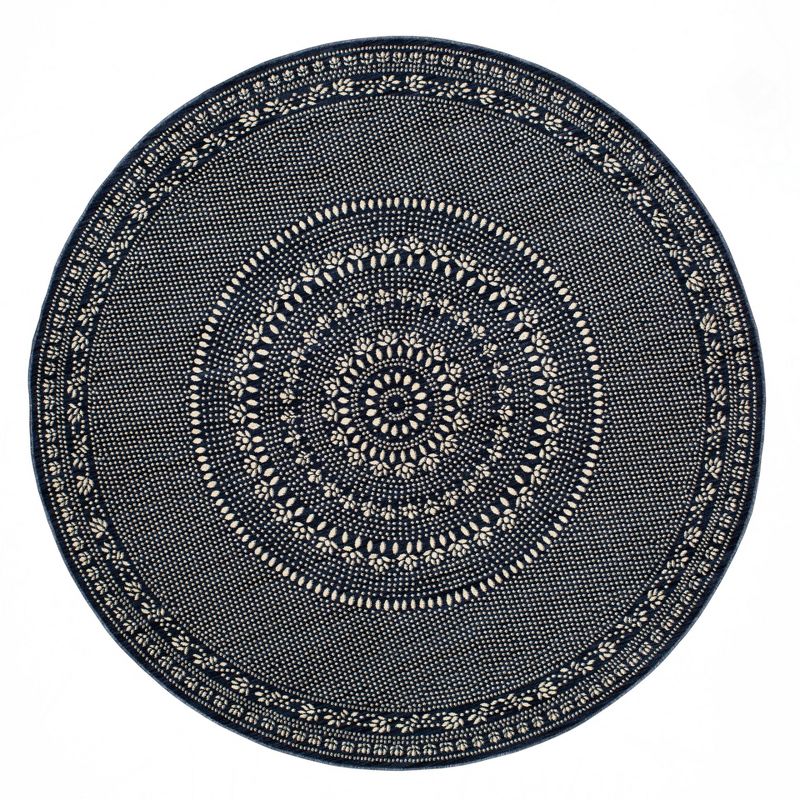 Butterfield Woven Novelty Area Rug Navy - Threshold&#153;, 1 of 11