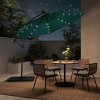 WestinTrends 10 Ft Outdoor Patio Solar LED Cantilever Umbrella - 2 of 4
