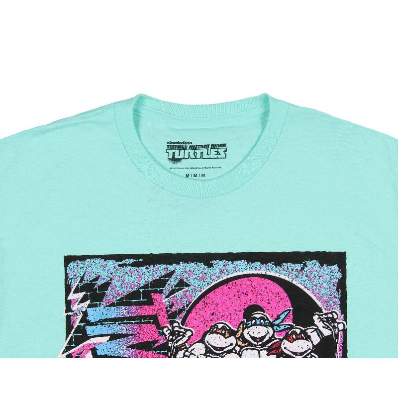 Teenage Mutant Ninja Turtles Men's Graffiti TMNT Design Graphic T-Shirt, 3 of 4