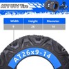 Set of 2 ATV UTV Tires 6PR All Terrain TL ATV UTV Trail Sand Mud Off-Road Tires, Tubeless - 3 of 4