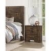 NicBex 2 Drawer Dresser for Bedroom,Modern Style Drawers with Metal Handle,Dressers for Kids Room,Living Room,Entry and Hallway,Brown - image 2 of 4