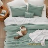 Bedsure Pinch Pleat Comforter Set,Textured Bedding with Elegant Pintuck Design, Soft and Lightweight - 4 of 4