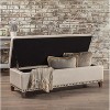 LOVMOR 50.85STORAGE OTTOMAN,White - 3 of 4