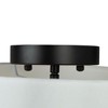 Artcraft Lighting Rhythm 3 - Light Semi-Flush Mount in  Black - 3 of 4