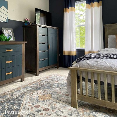 Hauteloom Afya Flat Pile Washable Rug