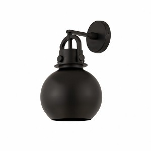 Newton Sphere - 1 Light Wall Sconce In Industrial Style-14 Inches Tall and 8 Inches Wide - 1 of 1