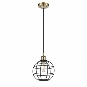 Lake Placid - 1 Light Cord Hung Pendant In Industrial Style-10.25 Inches Tall and 8 Inches Wide - 1 of 1