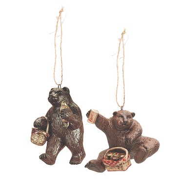 Gallerie II Bear Picnic Ornament A/2