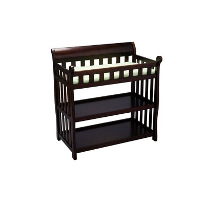 delta crib with changing table