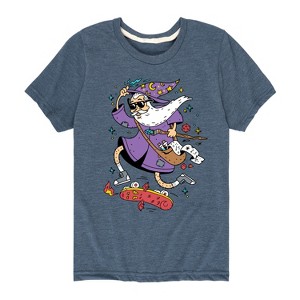 Boys' - Instant Message - Wizard Skater Short Sleeve Graphic T-Shirt - 1 of 4