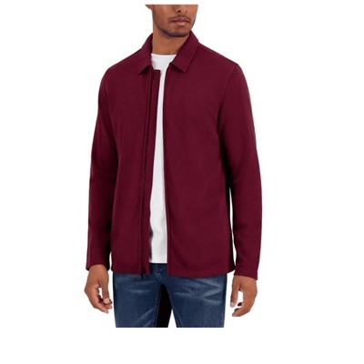 Alfani Mens Knitwear Harrington Zip Field Jacket
