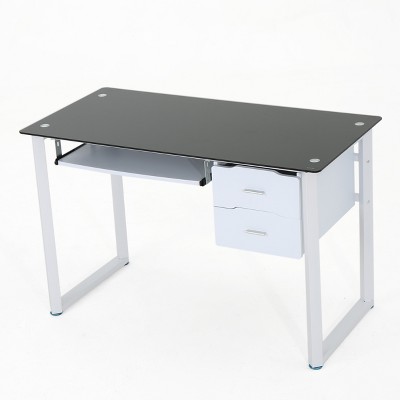 Glass deals tempered desk