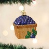 Old World Christmas 3.0 Inch Basket Of Blueberries Ornament Fruit Nutrition Tree Ornaments - 3 of 3