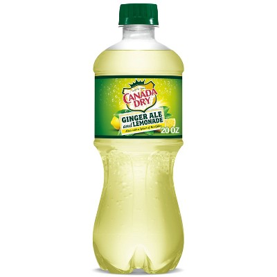 Canada Dry Ginger Ale Soda and Lemonade - 20 fl oz Bottle