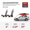 Yakima JayLow Rooftop Mounted Kayak Rack for Vehicles Carrying Up To 2 Kayaks in J Cradle Position with Heavy Duty Straps, Bow and Stern Tie Downs - image 2 of 4