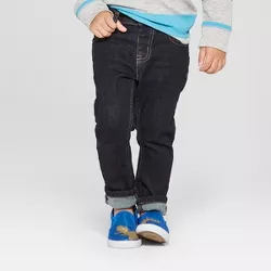 Toddler Boys' Pull-On Skinny Fit Jeans - Cat & Jack™ Blue Denim 4T