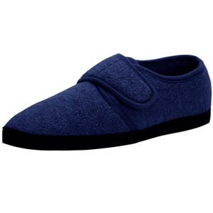 KingSize Men's Adjustable Fleece Slippers - 1 of 4