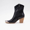 Women's Wo's Dakota Metallic Tip Toe Cow Boots - CCOCCI - 2 of 4
