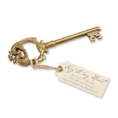 12ct "Key to My Heart" Antique Bottle Opener