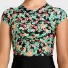 Girls' Short Sleeve Sunset Tropics One Piece Swimsuit - Cat & Jack™ Black - 3 of 3