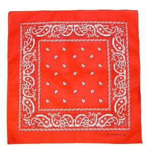 CTM Classic Cotton Paisley Bandana - All-Purpose Function and Style - 1 of 4